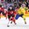COLOGNE, GERMANY - MAY 21: Canada's Jason Demers #5 and Sweden's Dennis Everberg #18 skate during gold medal game action at the 2017 IIHF Ice Hockey World Championship. (Photo by Andre Ringuette/HHOF-IIHF Images)

